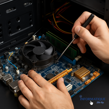 Réparation carte mère PC